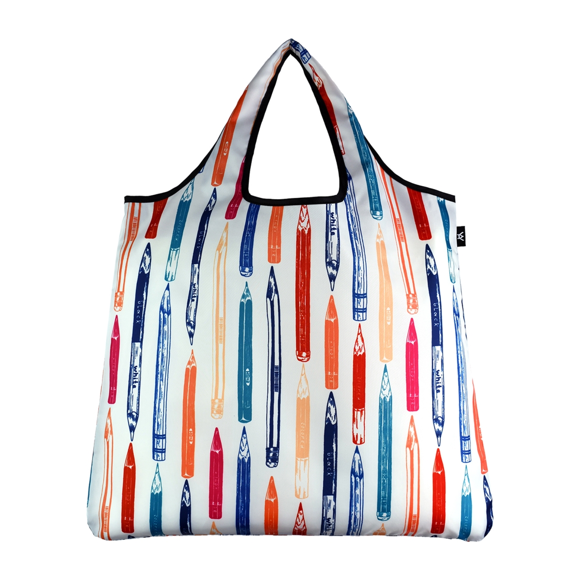 4370 Original Eco Friendly Stylish Tote Large Excellent Versatile Reusable Shopping Bag - Art Pencils