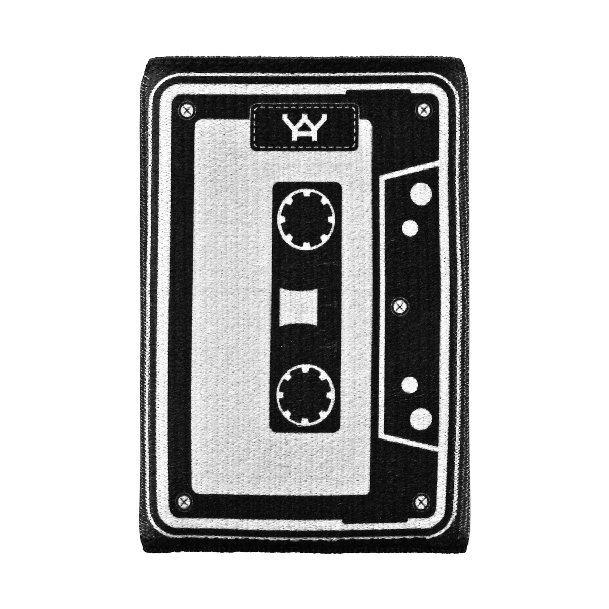 1501 The Perfect Slim Wallet for Front Pocket Use - Black & White Cassette