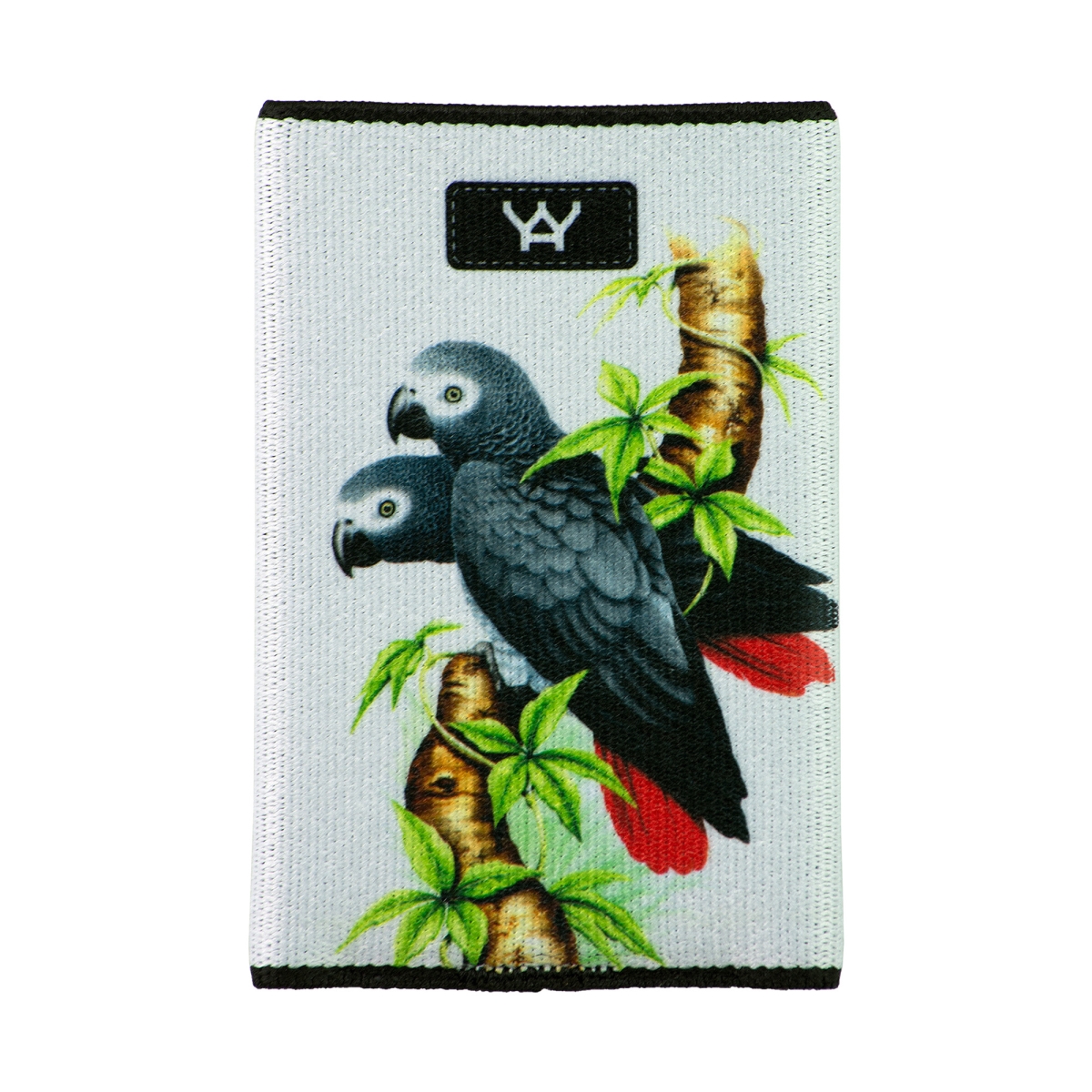 1088 The Perfect Slim Wallet for Front Pocket Use - African Grey