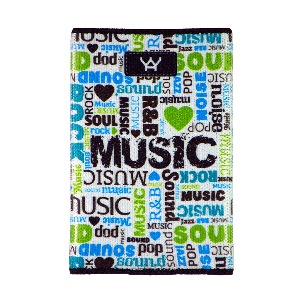 1098 The Perfect Slim Wallet for Front Pocket Use - Music
