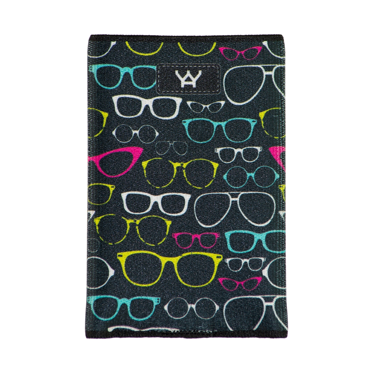 1116 The Perfect Slim Wallet for Front Pocket Use - Retro Glasses