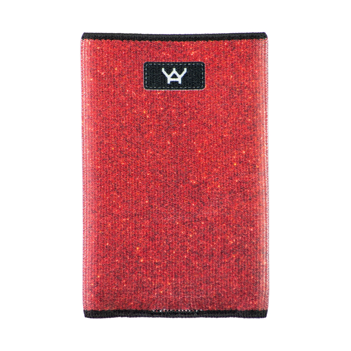 1169 The Perfect Slim Wallet for Front Pocket Use - Red Glitter