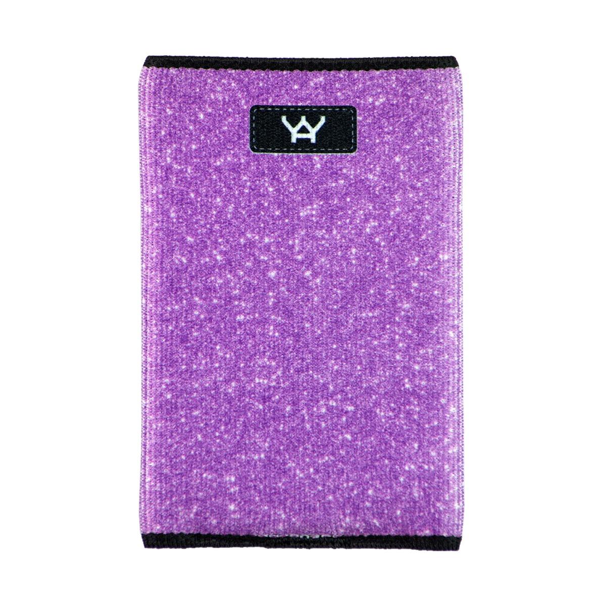 1173 The Perfect Slim Wallet for Front Pocket Use - Purple Glitter