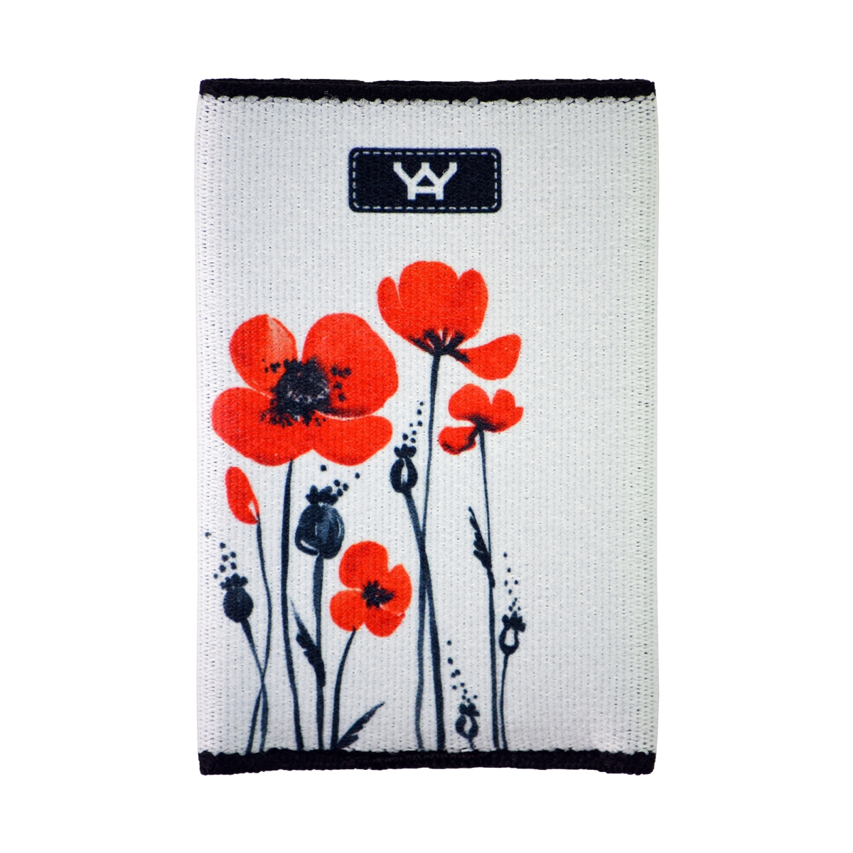 1189 The Perfect Slim Wallet for Front Pocket Use - Red Poppy