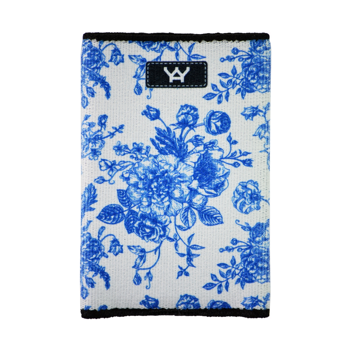 1191 The Perfect Slim Wallet for Front Pocket Use - Blue Roses