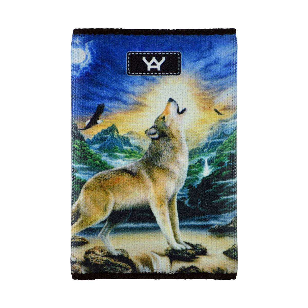 1216 The Perfect Slim Wallet for Front Pocket Use - Howling Wolf