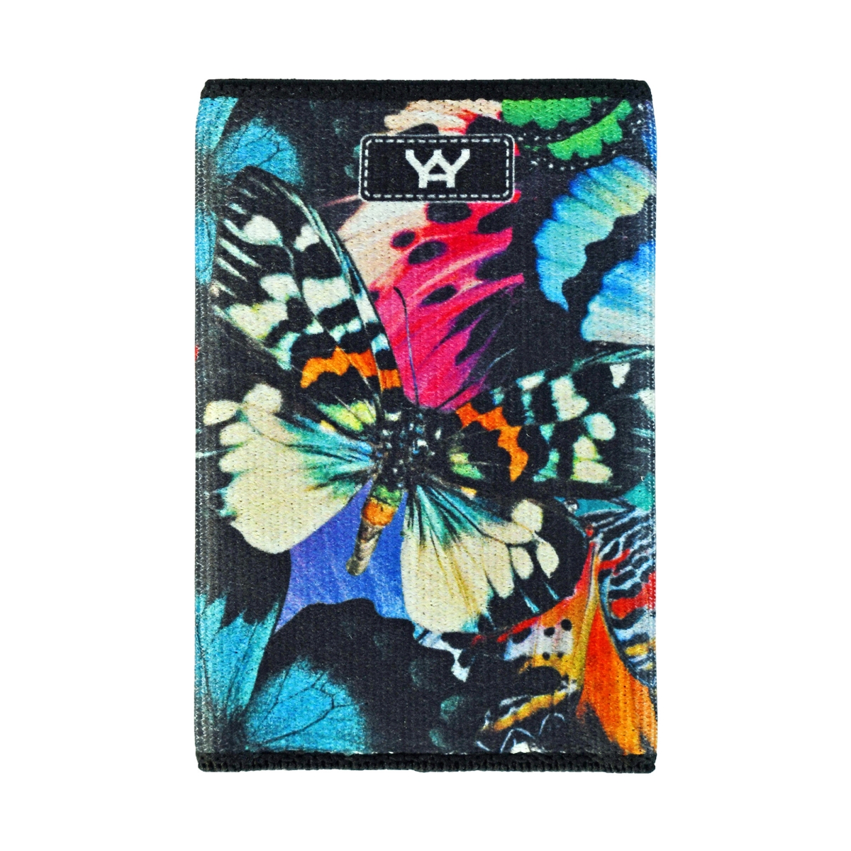 1515 The Perfect Slim Wallet for Front Pocket Use - Colorful Butterfly