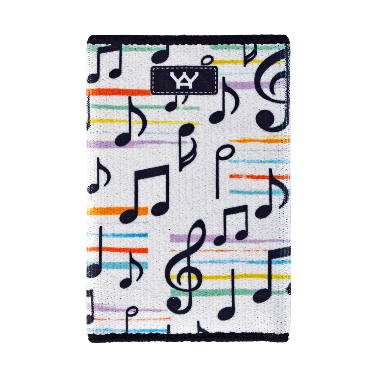 1507 The Perfect Slim Wallet for Front Pocket Use - Music Notes