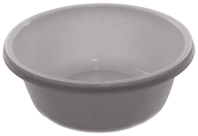 1148wwd Round Plastic Wash Basin - White With Dots