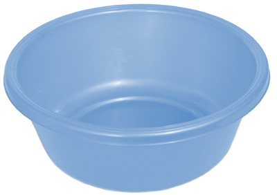 1148lb Round Plastic Wash Basin - Light Blue