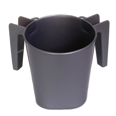 ba154gray Plastic Square Wash Cup - Gray