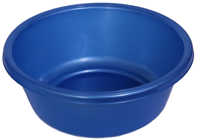 1148db Round Plastic Wash Basin - Dark Blue