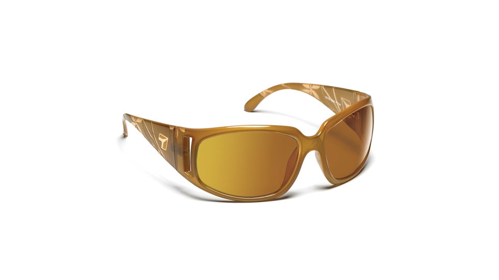Picture of 7eye by Panoptx 774654 Tina Etched Frame with SharpView Polarizes Copper Lens - Taupe