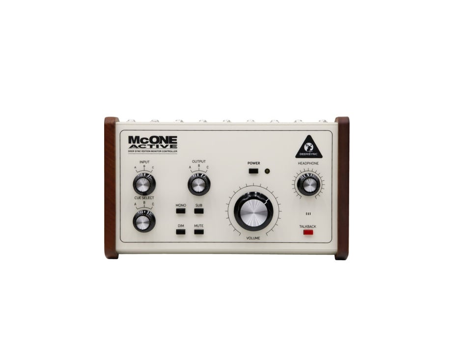 DSY-MCONEA7401 Desktop Active Studio Monitor Controller, White