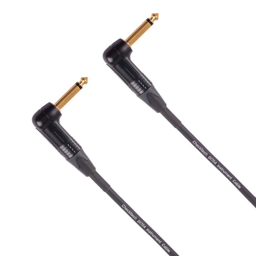 G1704-0D5F 6 in. Gratify Instrument 0.5RR Right Angle to Right Angle Pedal Cable