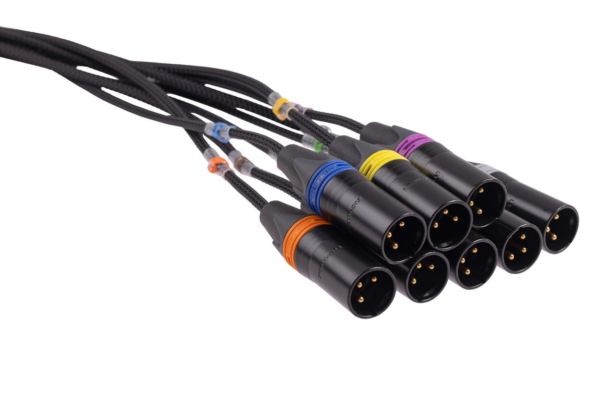G1903-006F 6 ft. Gratify DB25-XLRM 8-Channel Analog Interface Cable with Neutrik Gold Contacts