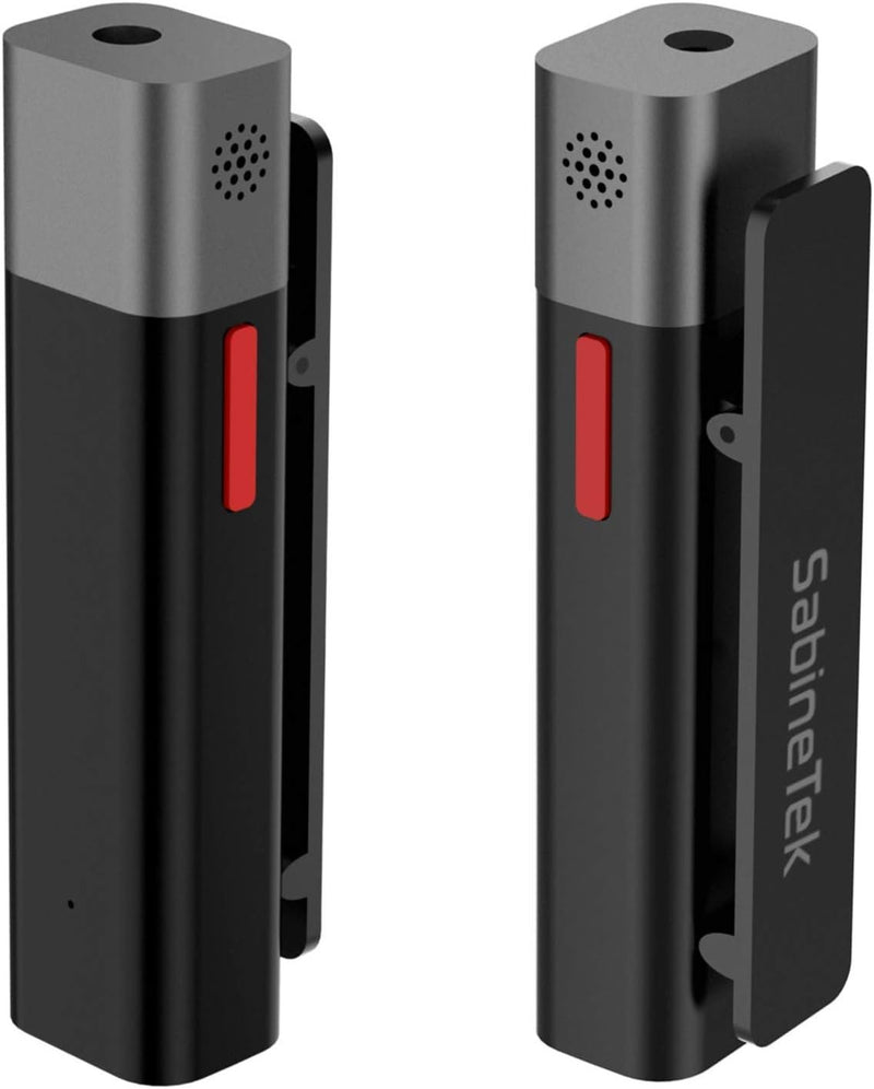 S610TWINBK SmartMike Plus Twin Pack Wireless Bluetooth Microphone, Black
