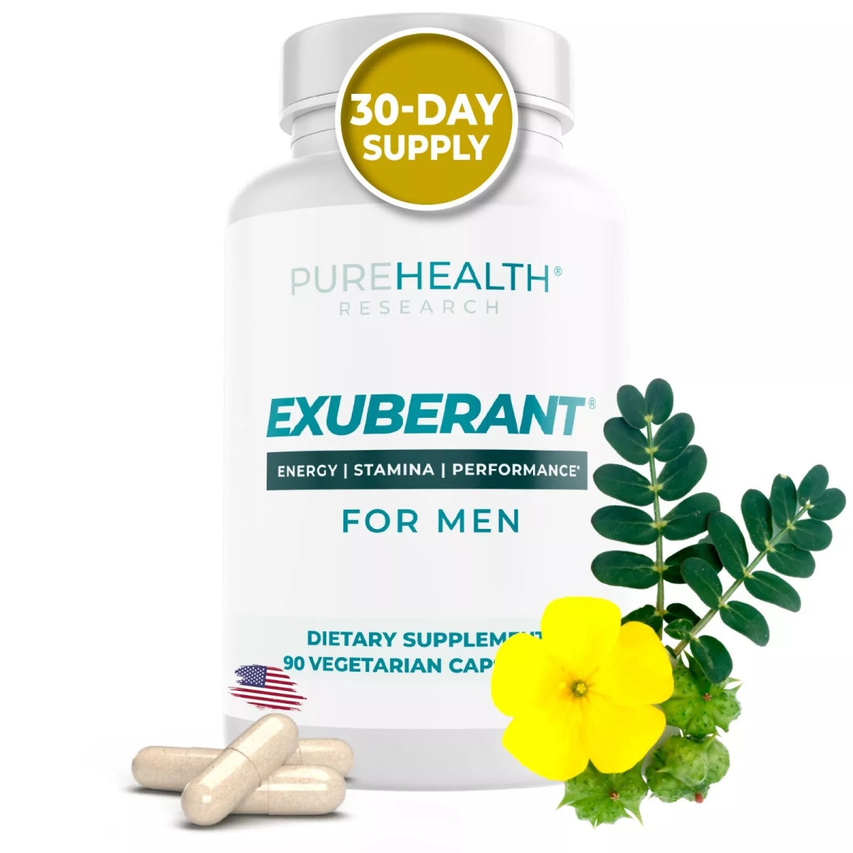 YMK17 Exuberant Supplement with Testosterone Booster for Men by PureHealth Research -  Supreme Fauna