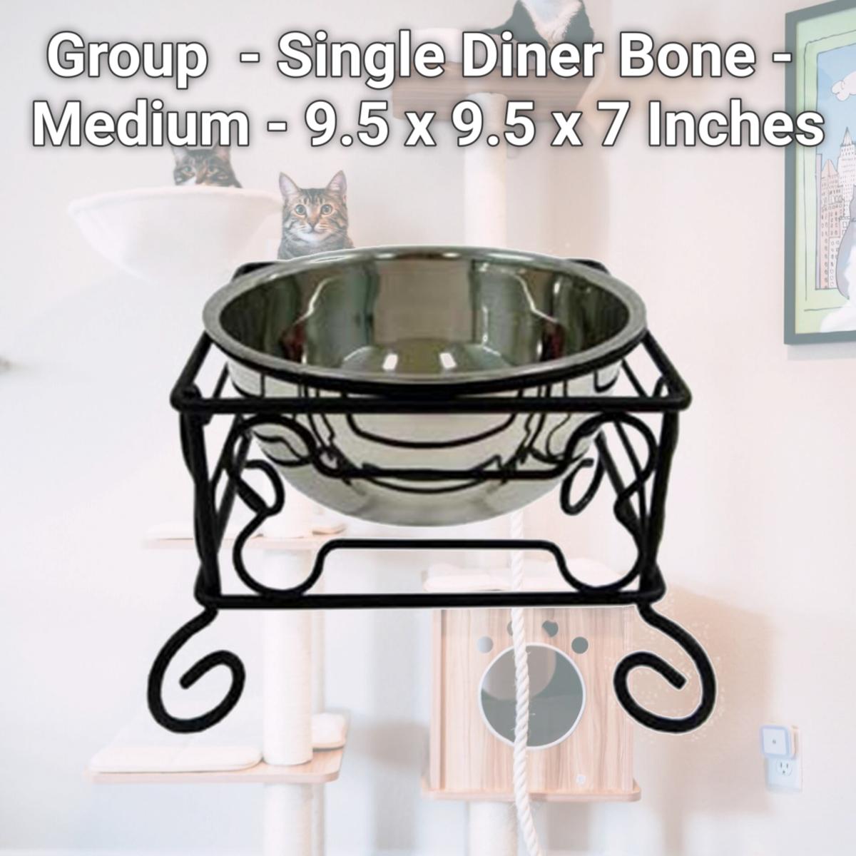 Picture of YML Group DSB7 - Single Diner Bone - Medium - 9.5 x 9.5 x 7 Inches