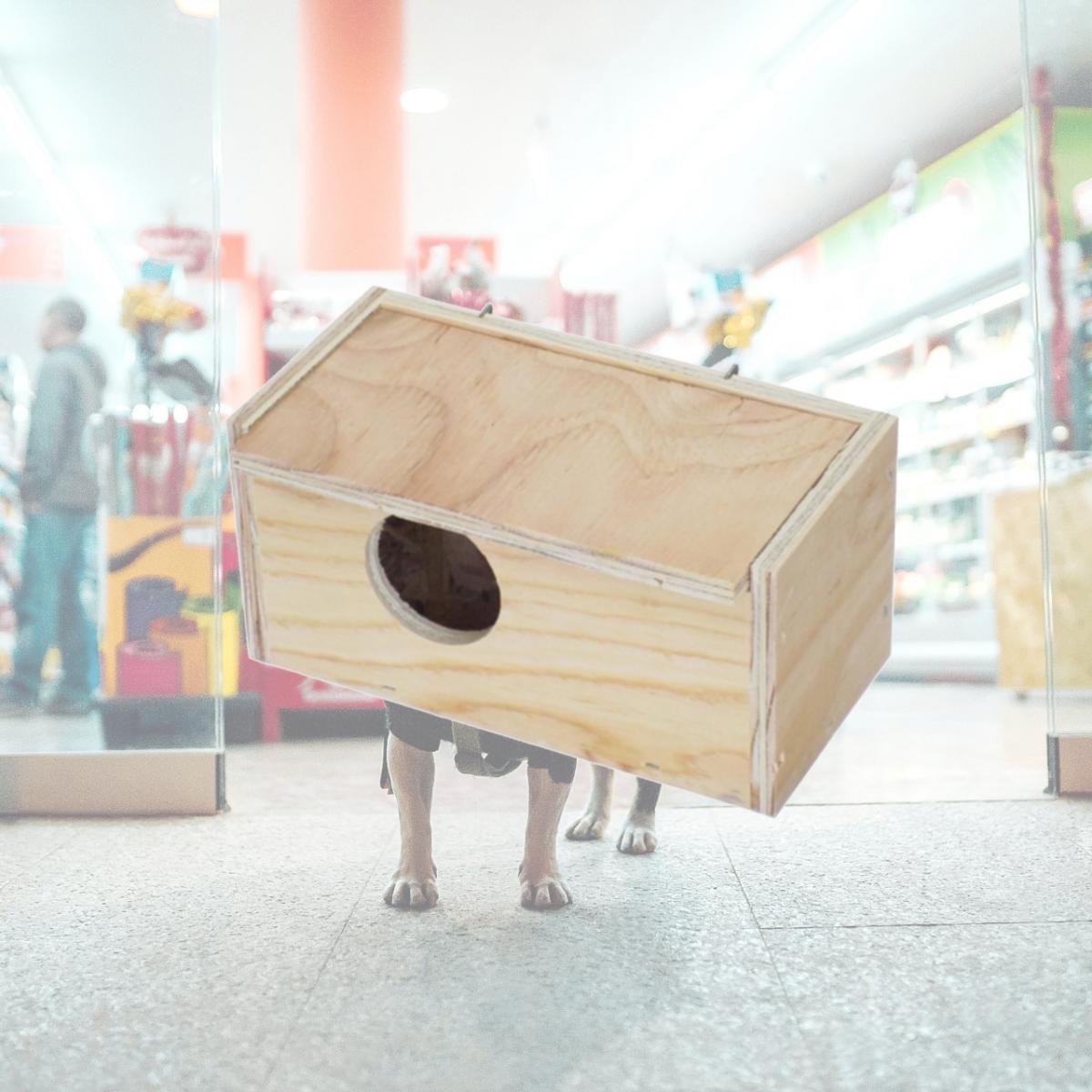 Picture of YML WNB5 Wooden Nest Box For Outside Mount- Small