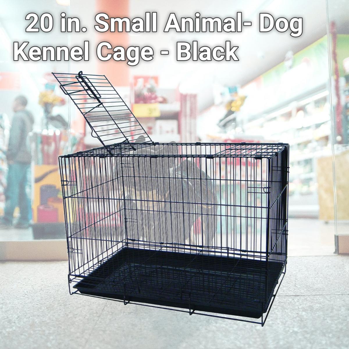 Picture of YML SA20G 20 in. Small Animal- Dog Kennel Cage - Black