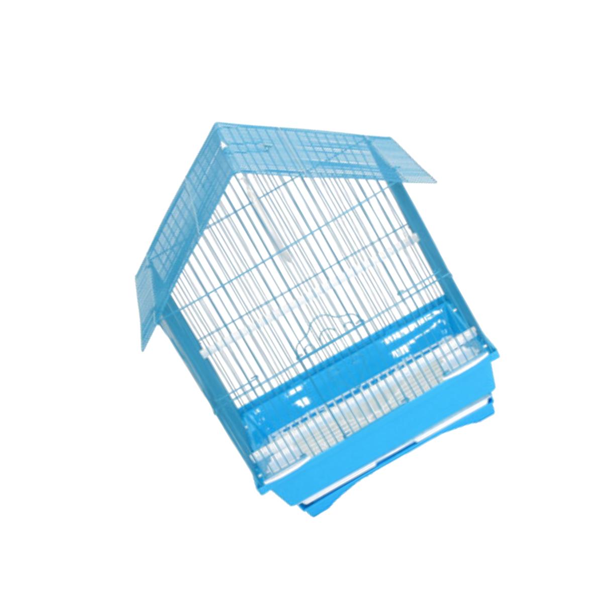 Picture of YML Group A1114MBLU 11 x 9 x 16 in. House Top Style Small Parakeet Cage, Blue
