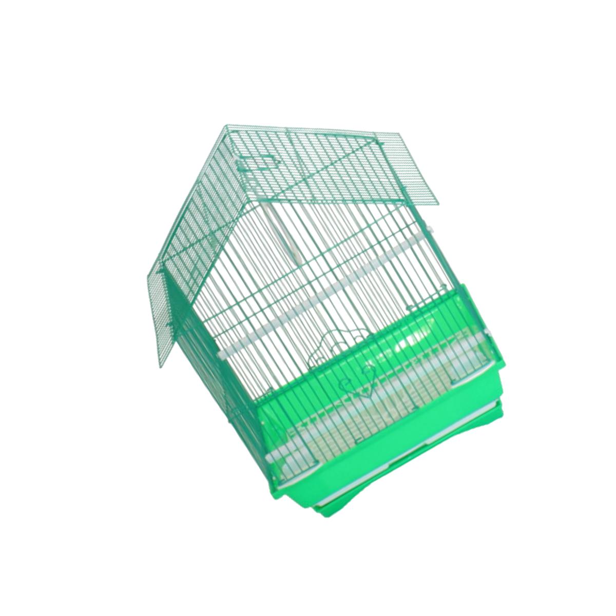 Picture of YML Group A1114MGRN 11 x 9 x 16 in. House Top Style Small Parakeet Cage, Green