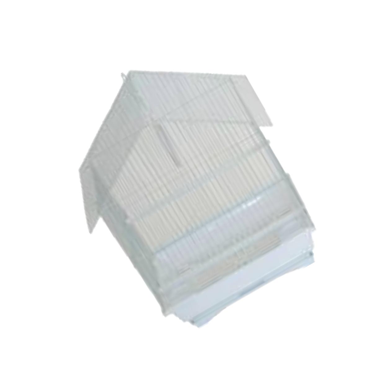 Picture of YML Group A1314MWHT 13.3 x 10.8 x 17.8 in. House Top Style Medium Parakeet Cage, White