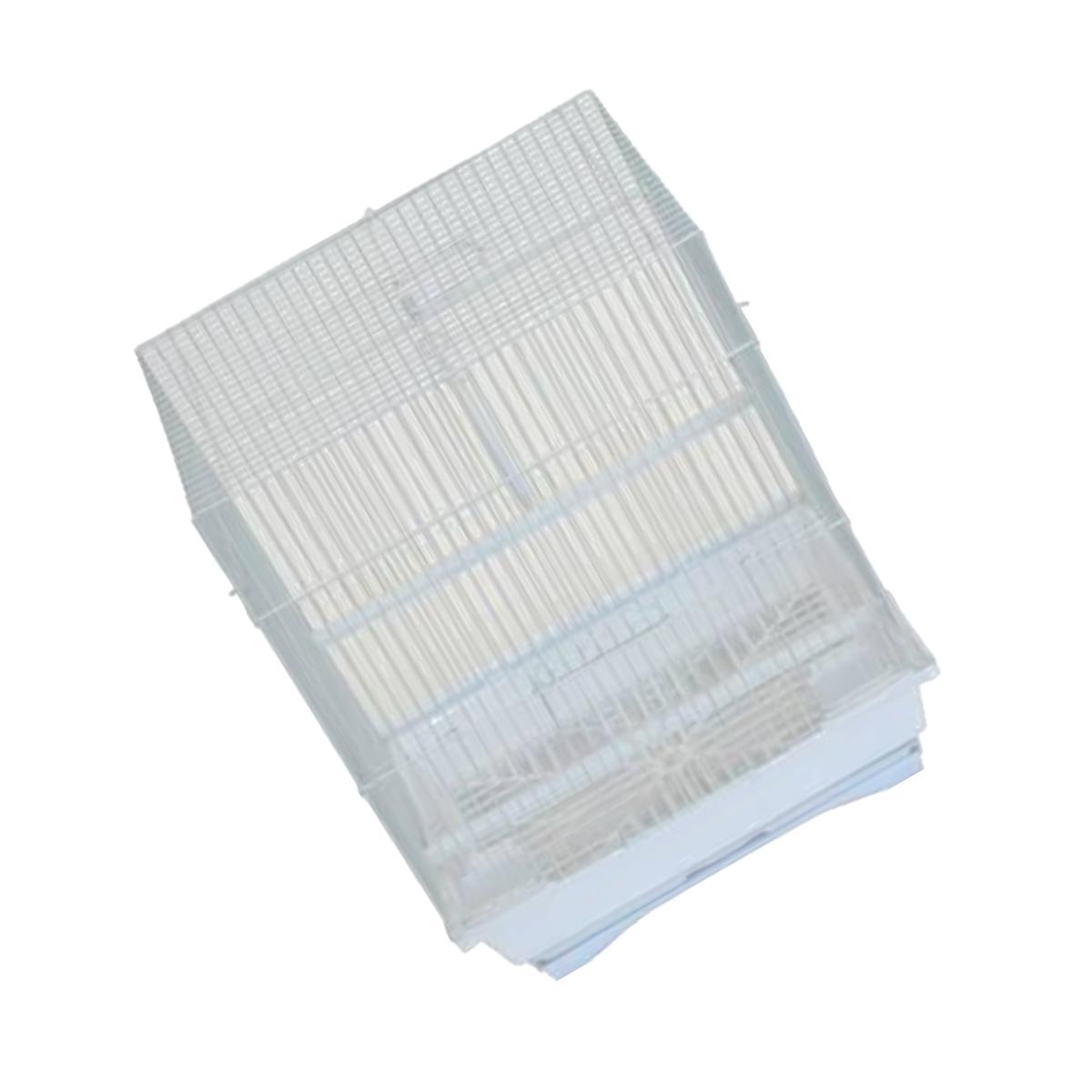 Picture of YML Group A1124MWHT 11 x 8.5 x 14 in. Flat Top Small Parakeet Cage, White