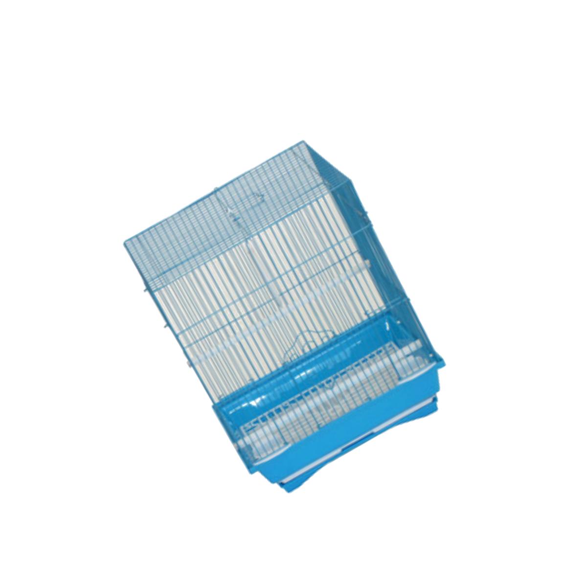 Picture of YML Group A1124MBLU 11 x 8.5 x 14 in. Flat Top Small Parakeet Cage, Blue