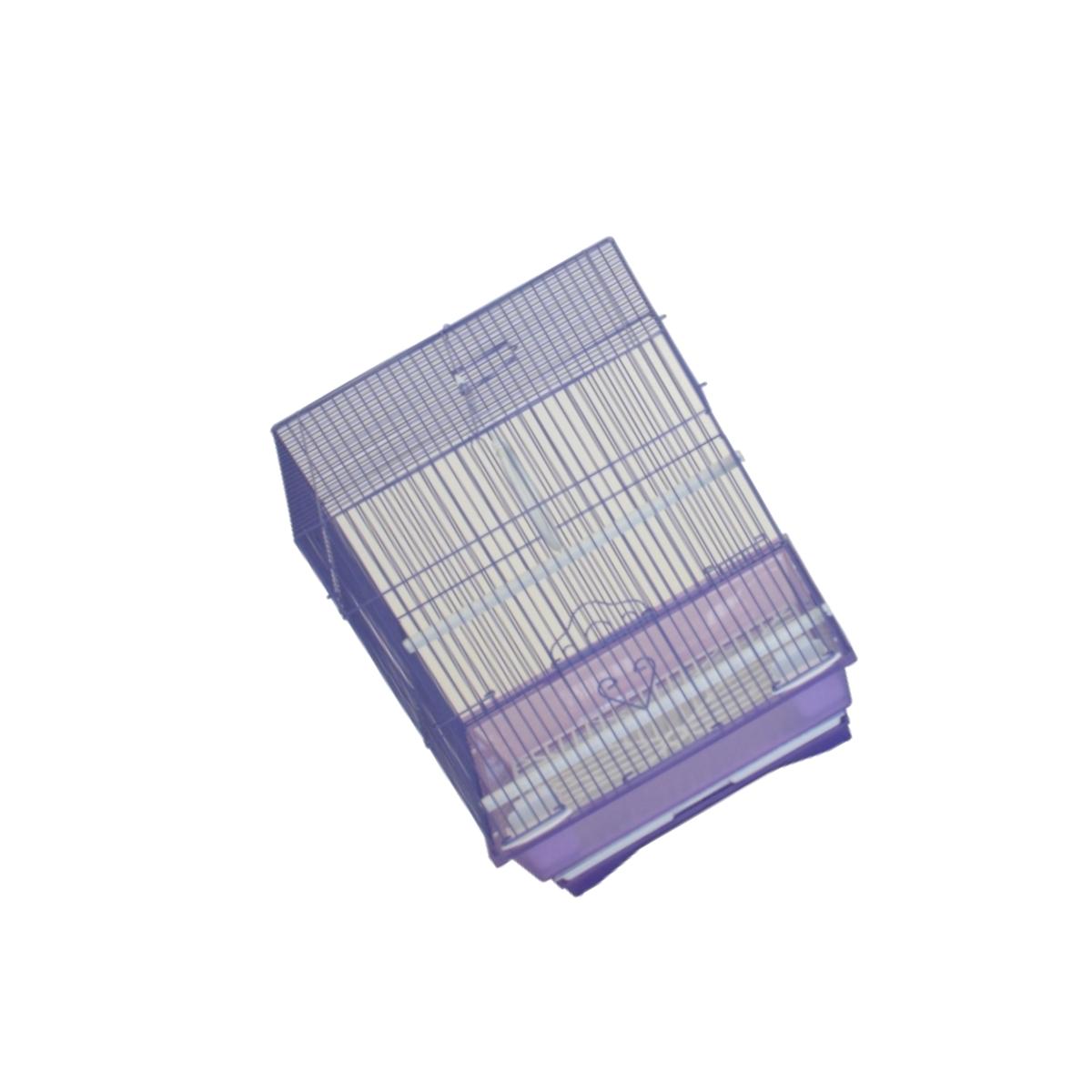 Picture of YML Group A1124MPUR 11 x 8.5 x 14 in. Flat Top Small Parakeet Cage, Purple