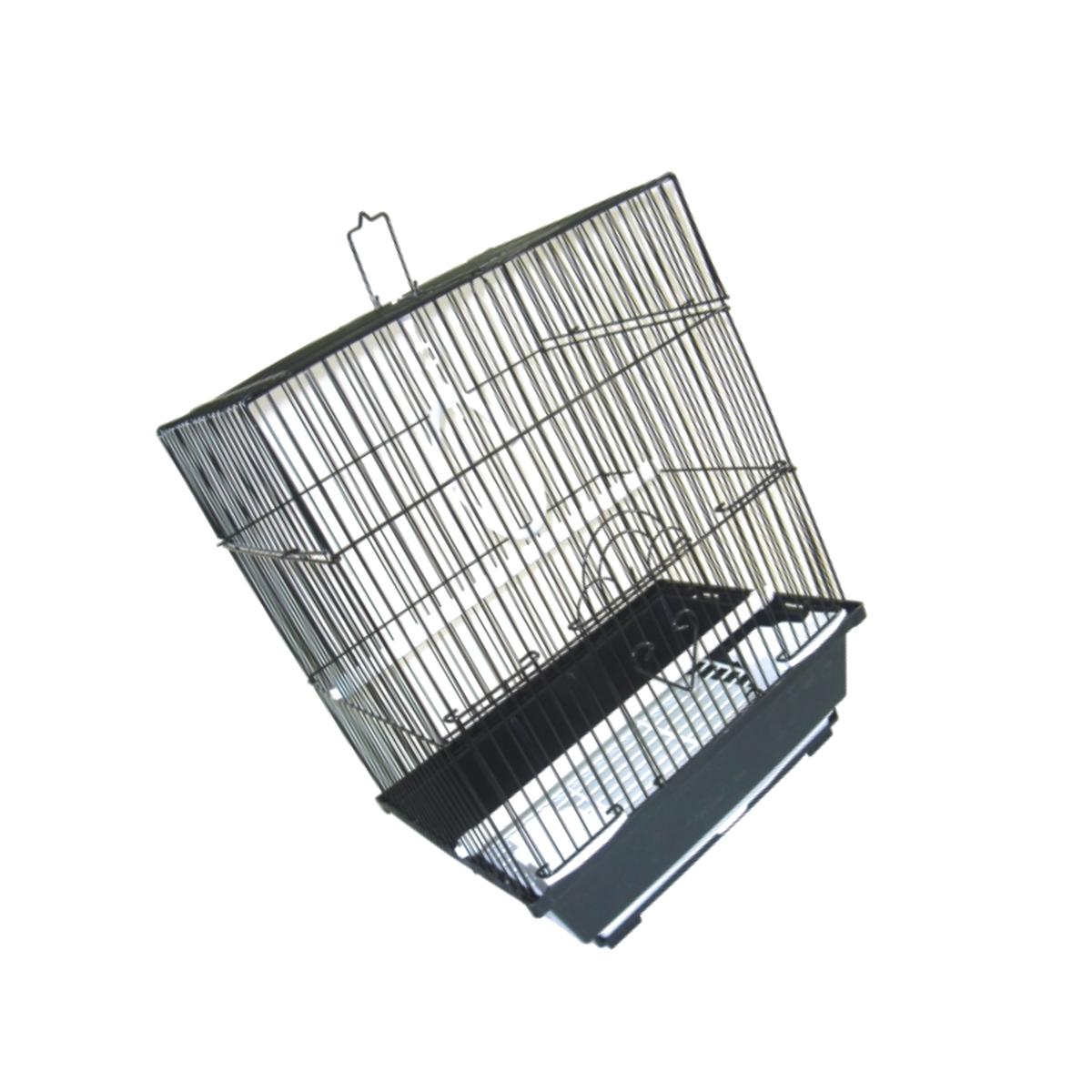 Picture of YML Group A1324MBLK 13.3 x 10.8 x 16.5 in. Flat Top Medium Parakeet Cage, Black