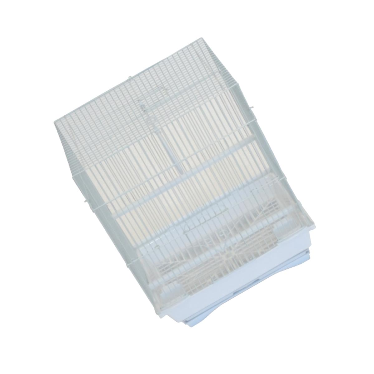 Picture of YML Group A1324MWHT 13.3 x 10.8 x 16.5 in. Flat Top Medium Parakeet Cage, White