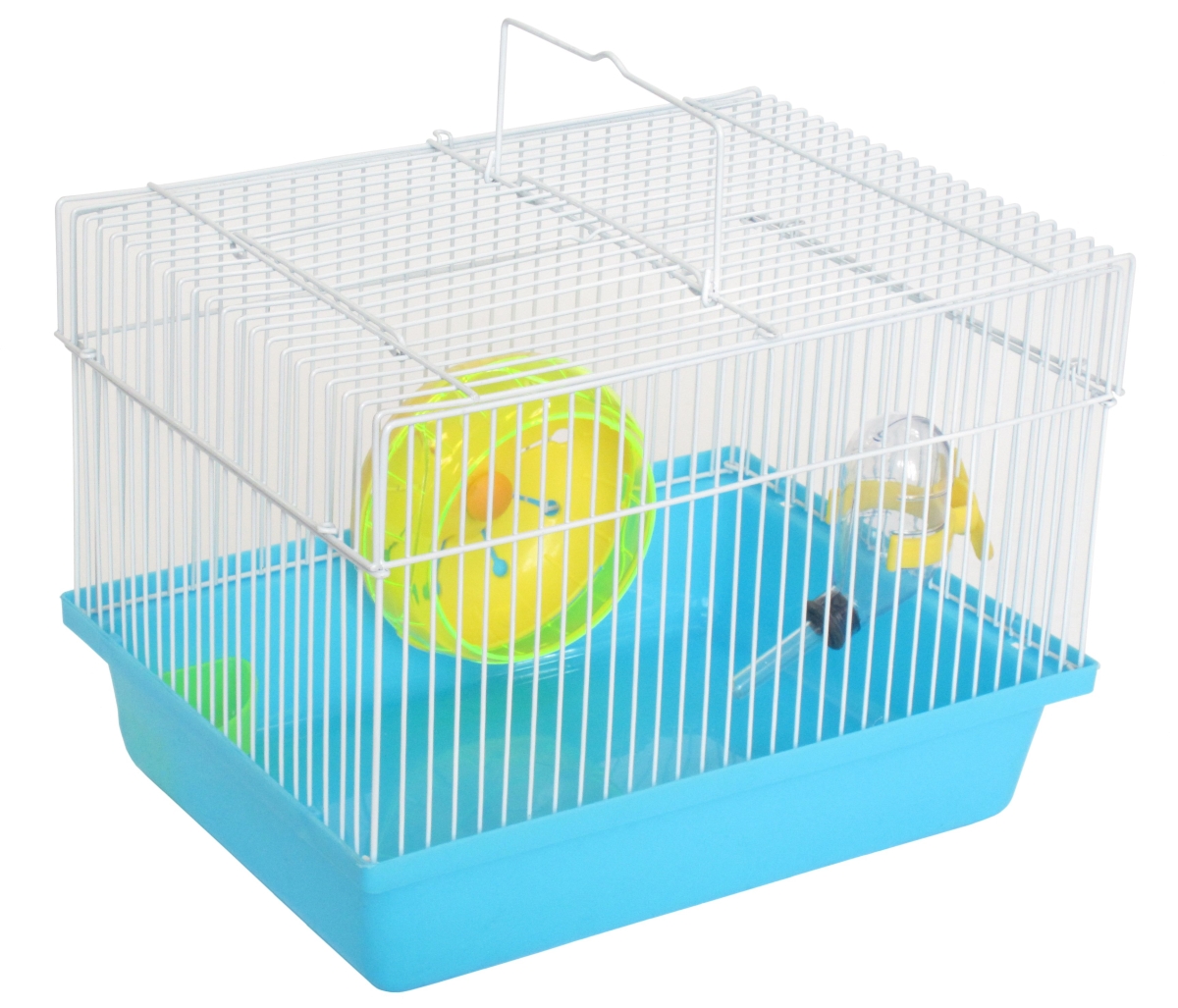 Picture of YML AH166BL Single Story Dwarf Hamster Cage, Blue