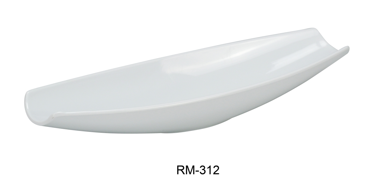 Picture of Yanco RM-312 Rome Boat Plate, White - Pack of 48