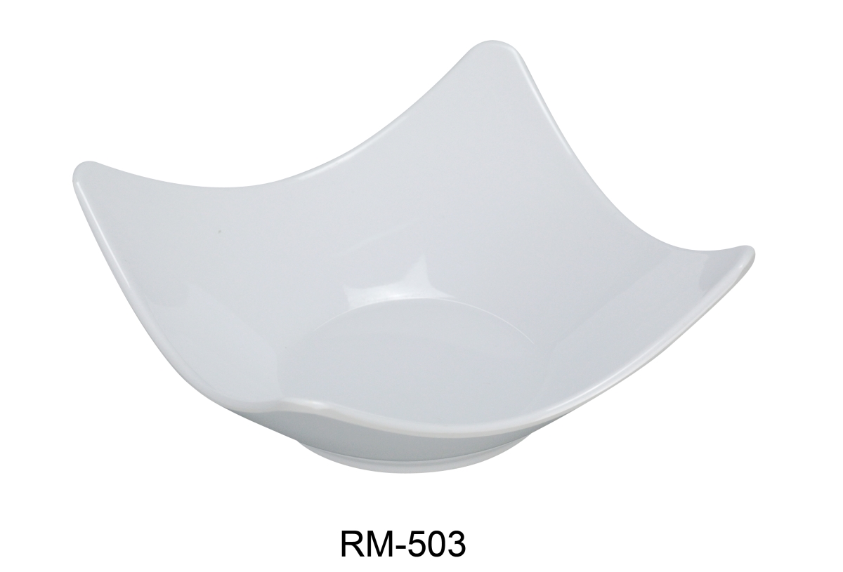Picture of Yanco RM-503 Rome 3.25 in. Square Bowl, White - 6 oz - Pack of 72