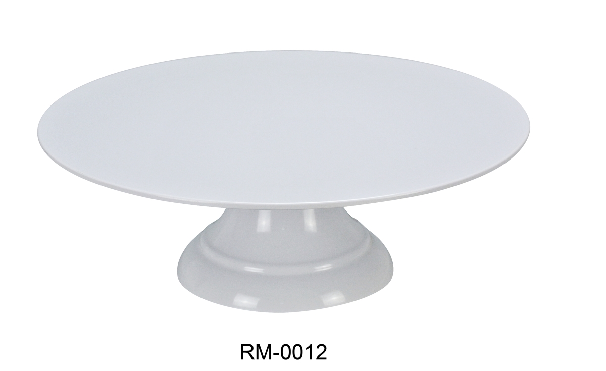 Picture of Yanco RM-0012 Rome Cake Stand&#44; White - Pack of 6
