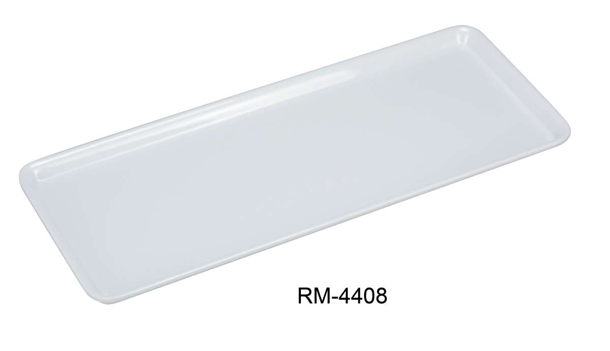 Picture of Yanco RM-4408 Rome Rectangular Plate, White - 15.5 in. - Pack of 24