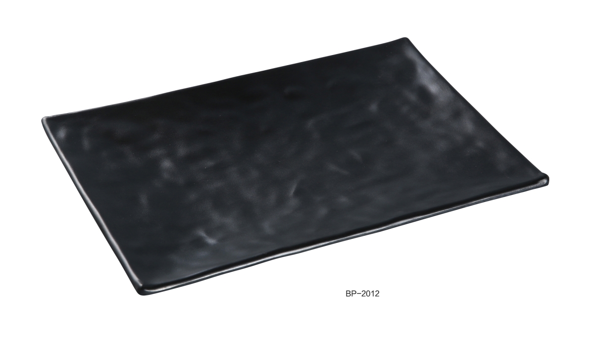 Picture of Yanco BP-2012 Black Pearl-1 Rectangular Plate, Black - 12 in. - Pack of 12