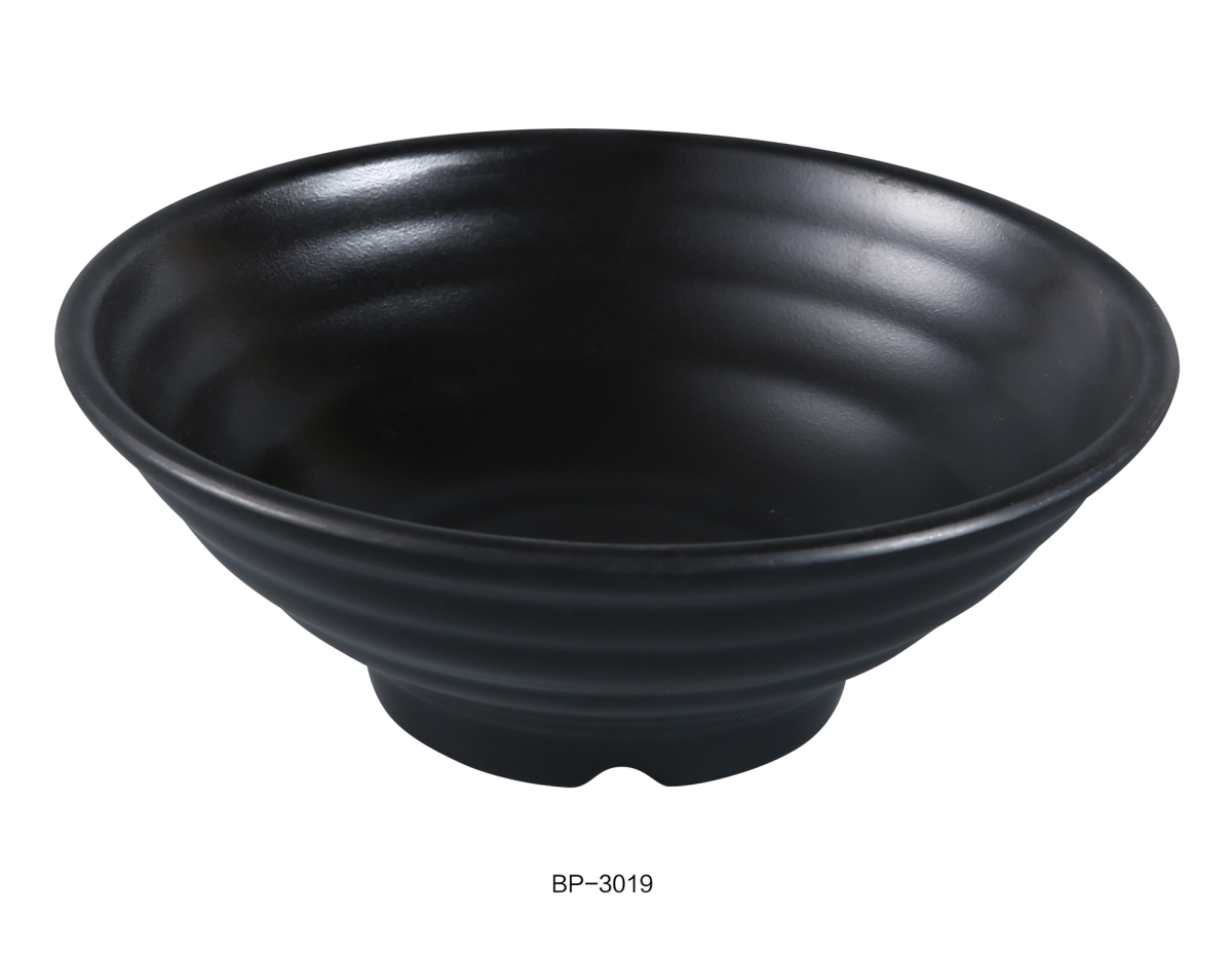 Picture of Yanco BP-3019 Black Pearl-2 Bowl, Black - 48 oz - Pack of 24