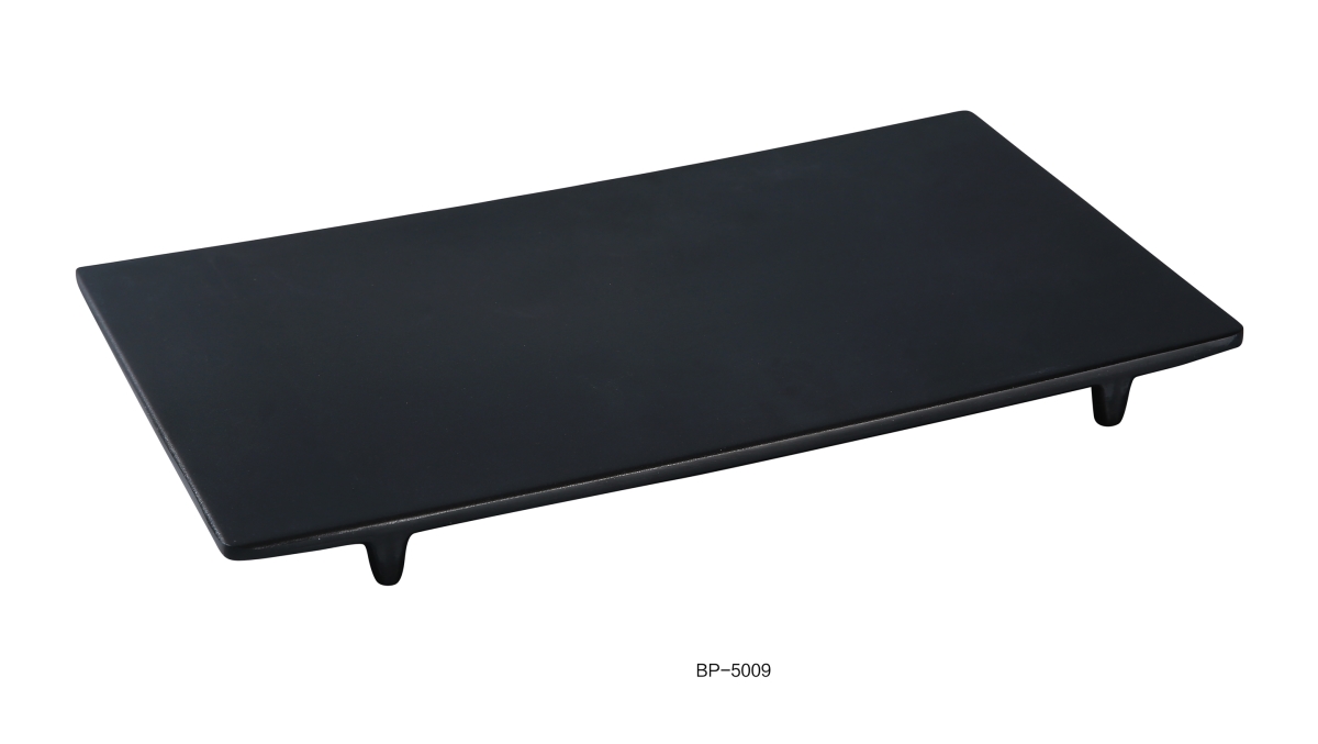 Picture of Yanco BP-5009 Black Pearl-2 Display Plate, Black - 9.5 in. - Pack of 12