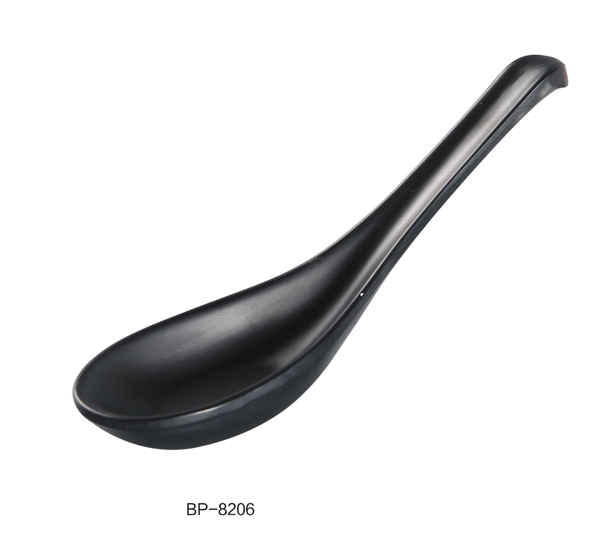 Picture of Yanco BP-8206 5.5 in. Black Pearl-2 Spoon, Black with Matting - Pack of 72