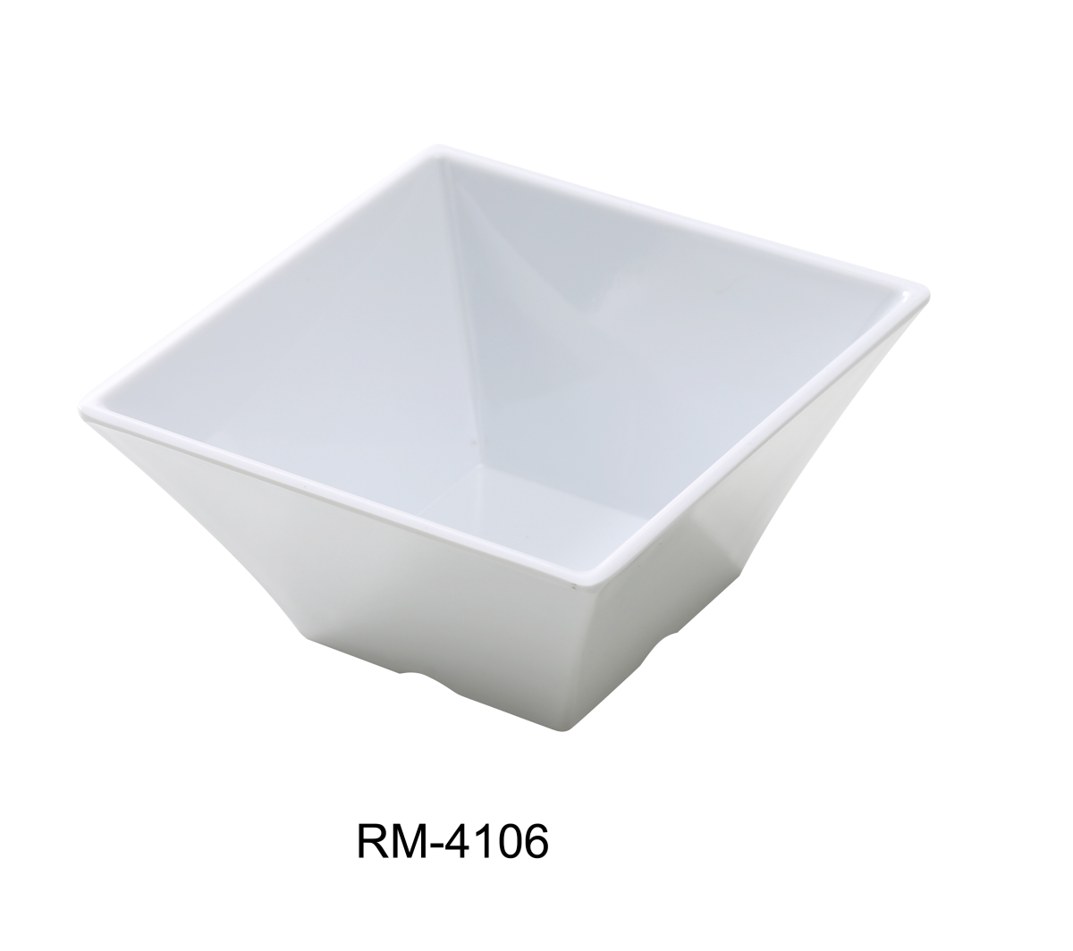 Picture of Yanco RM-4106 Rome 6 in. Square Bowl, White - 26 oz - Pack of 24
