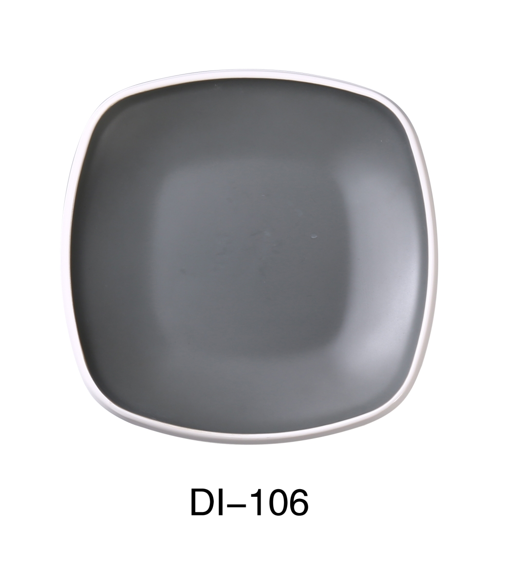 Picture of Yanco DI-106 Discover 6 x 1 in. Square Plate, Matte - Pack of 48