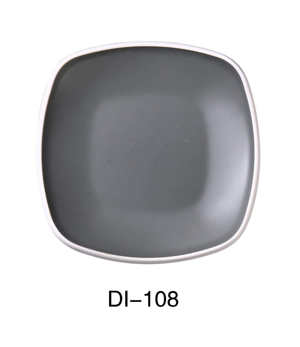 Picture of Yanco DI-108 Discover 8 x 1.25 in. Square Plate, Matte - Pack of 48