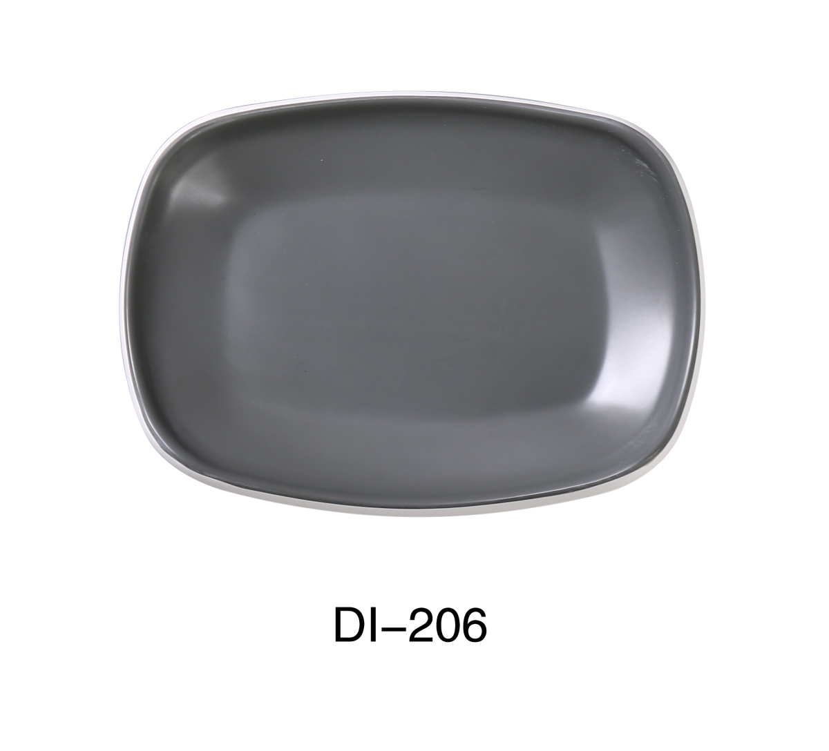 Picture of Yanco DI-206 Discover 6 x 1.13 in. Rectangular Plate, Matte - Pack of 48