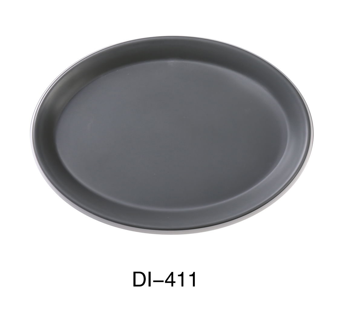 Picture of Yanco DI-411 Discover 11 x 1.25 in. Oval Plate, Matte - Pack of 12