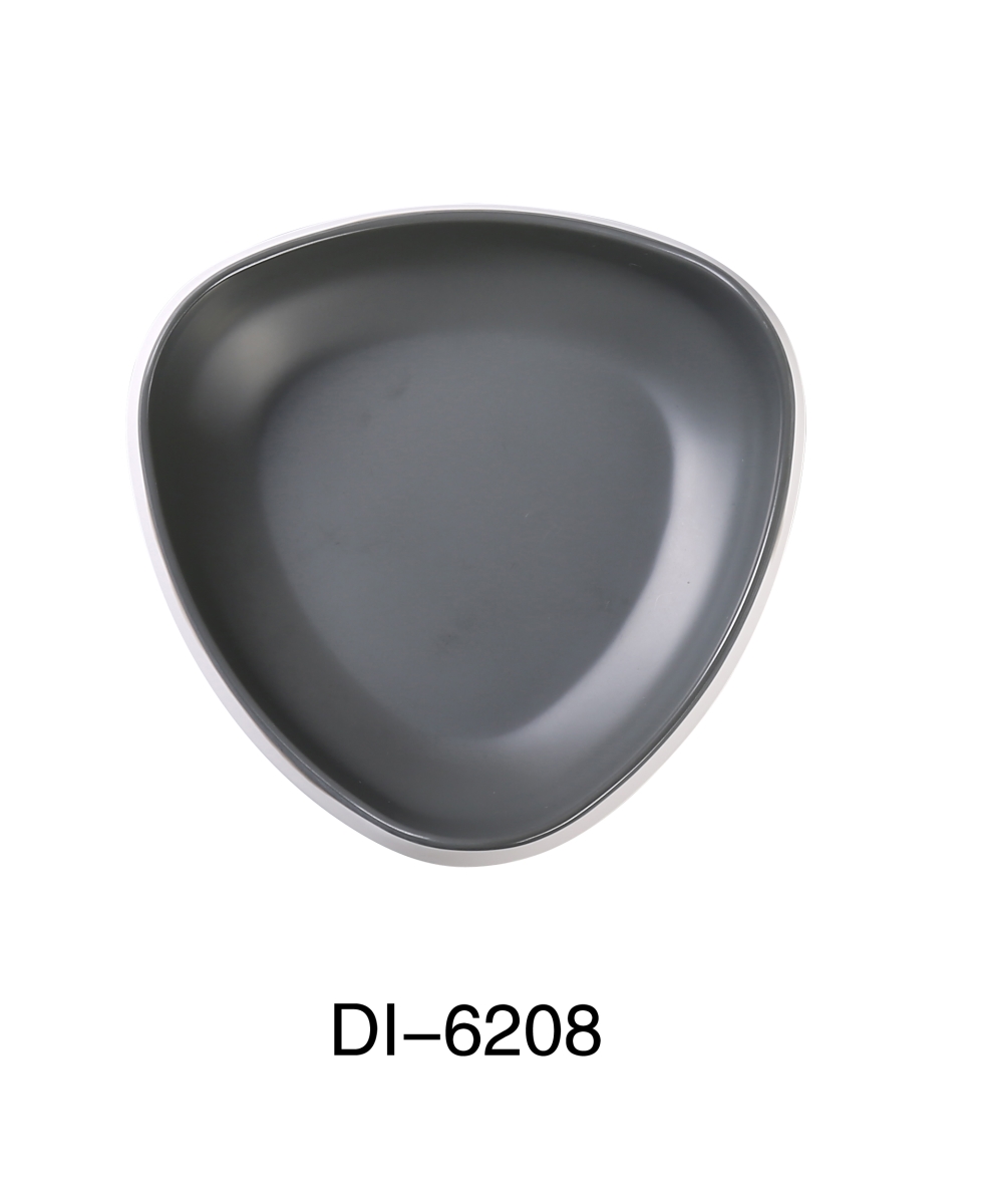 Picture of Yanco DI-6208 Discover 9 x 2.25 in. Triangle Bowl, Matte - 18 oz - Pack of 12