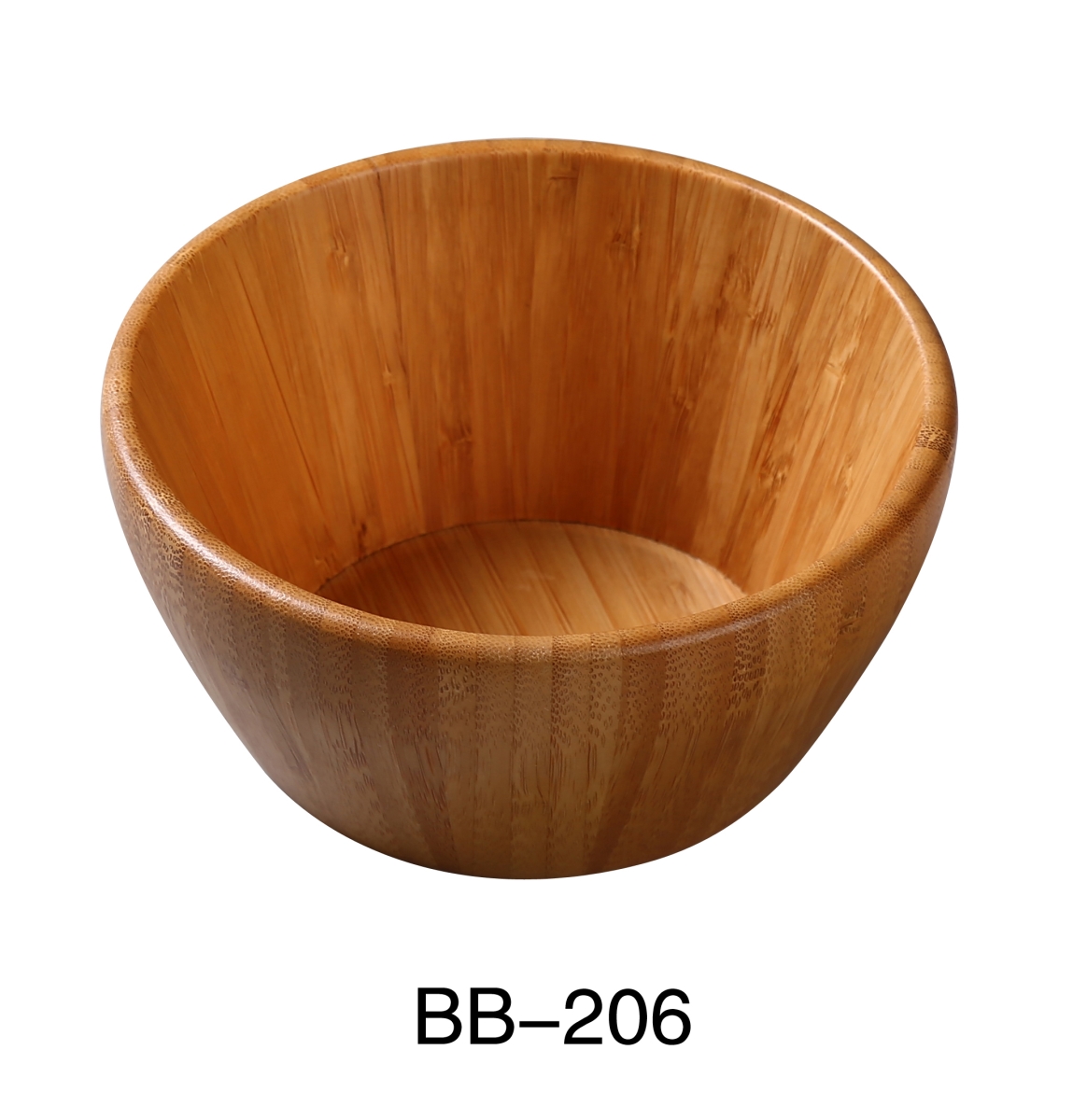Picture of Yanco BB-206 6.5 x 3 in. Small Salad Bowl, Bamboo - 30 oz - Pack of 24