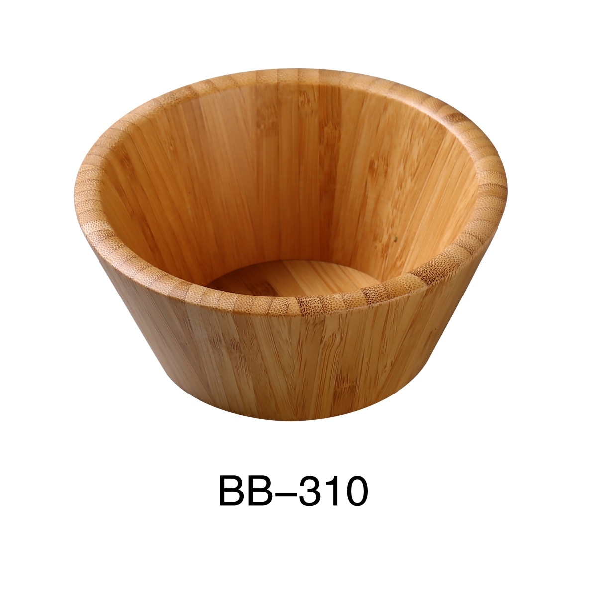 Picture of Yanco BB-310 9.75 x 4 in. Salad Bowl, Bamboo - Pack of 6